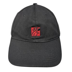 Chick Fil A Team Style Oobe Slideback Baseball Cap Black One Size Embroidered